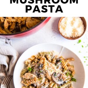 mushroom pasta pinterest