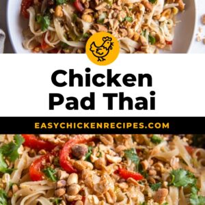 chicken pad thai pinterest