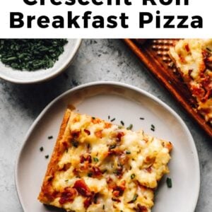 the best crescent roll breakfast pizza.