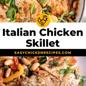 Italian chicken skillet pinterest