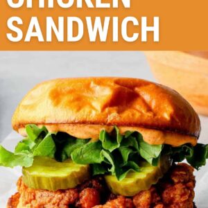 fried chicken sandwich pin