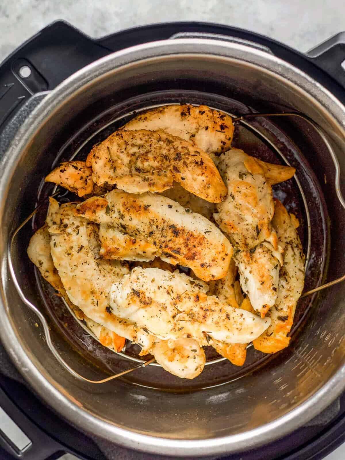 chicken tenders cooked in instant pot