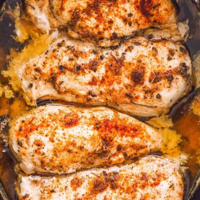 crockpot chicken breasts ready to shred