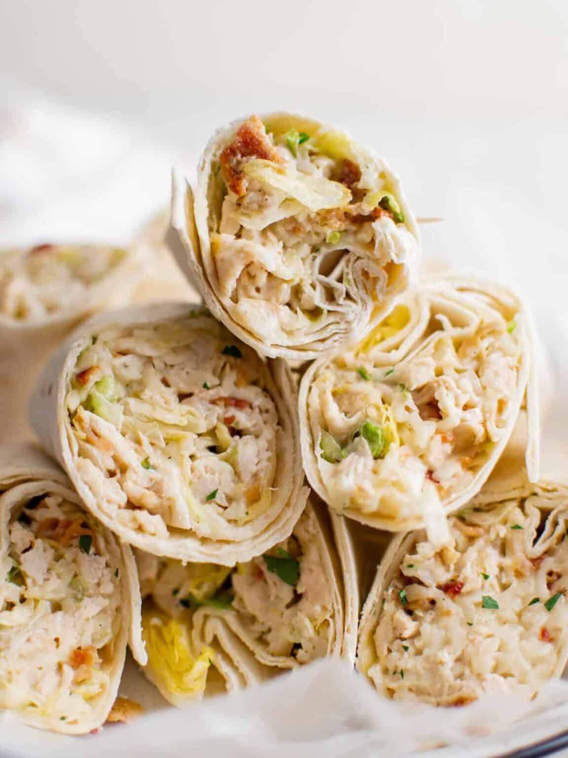 Chicken Bacon Ranch Wrap Recipe - Easy Chicken Recipes