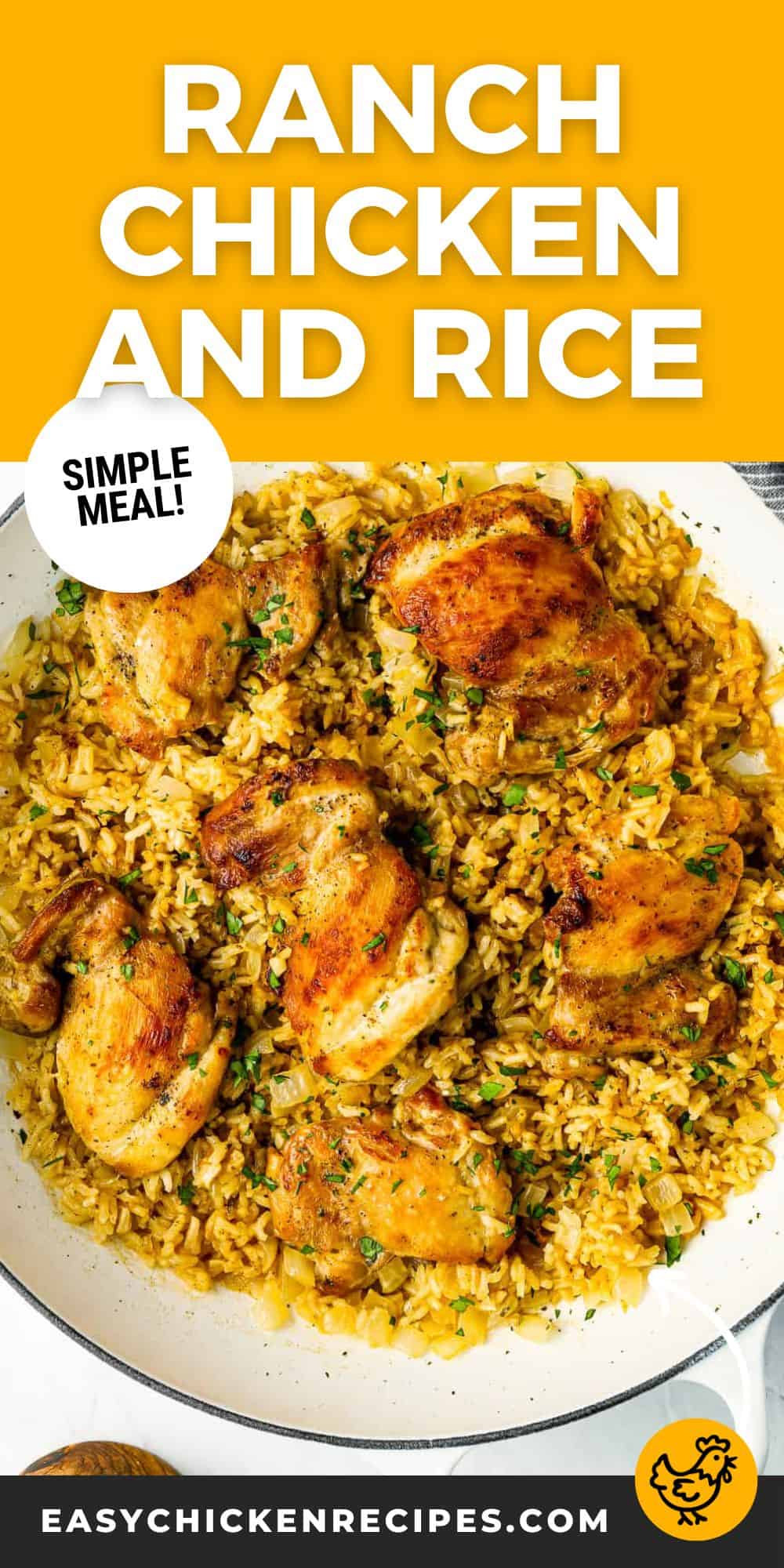 Ranch Chicken and Rice Recipe - Easy Chicken Recipes