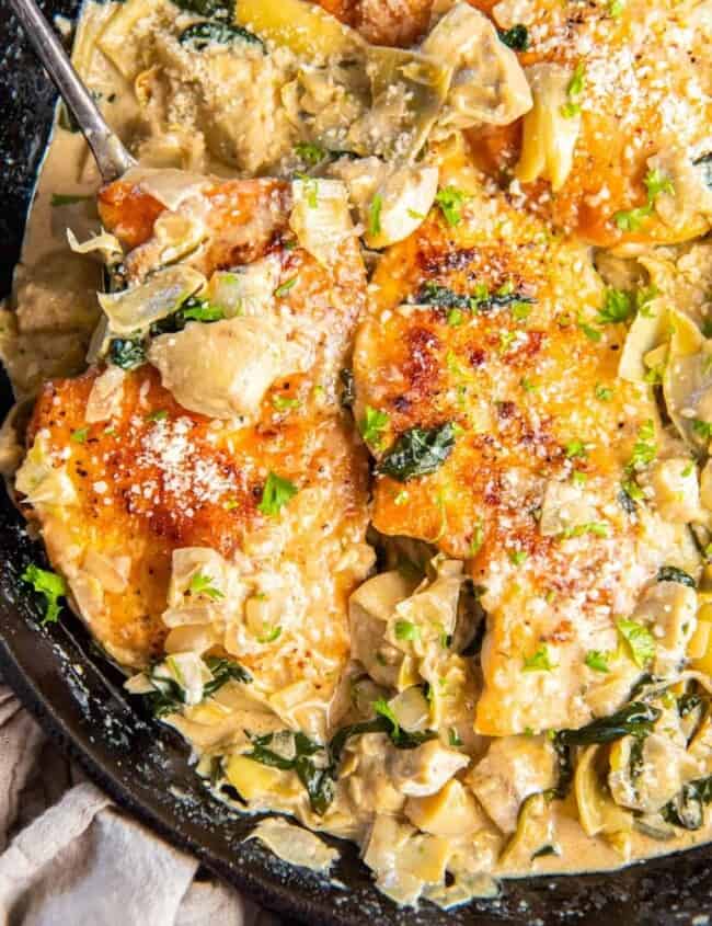 Spinach Artichoke Chicken Casserole - 37