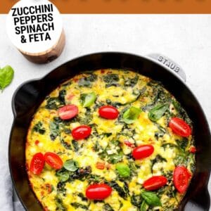 vegetable frittata pin.