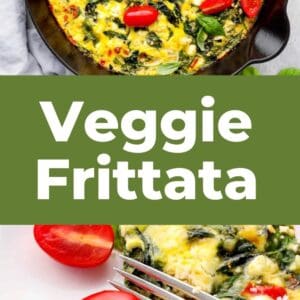 vegetable frittata pin.