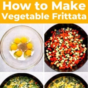 vegetable frittata pin.