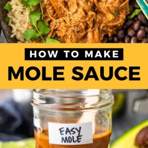 How to make mole sauce.