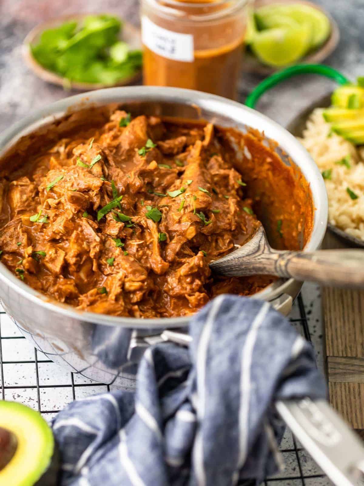 Easy Mole Sauce is such a great addition to your favorite meals! We love Chicken Mole and learning how to make this Homemade Mole Sauce has made all the difference for our best Mexican recipe!