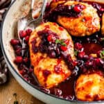 featured image for cranberry chicken