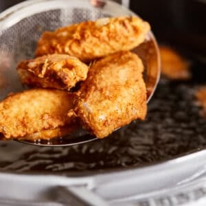Fried chicken in an instant pot.
