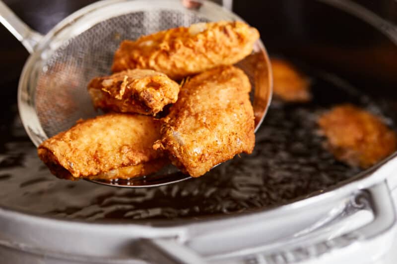 Fried chicken in an instant pot.