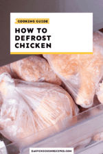 How to Defrost Chicken (3 Fast and Easy Ways!) - Easy Chicken Recipes