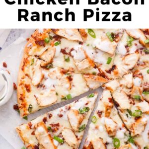 The best chicken bacon ranch pizza.