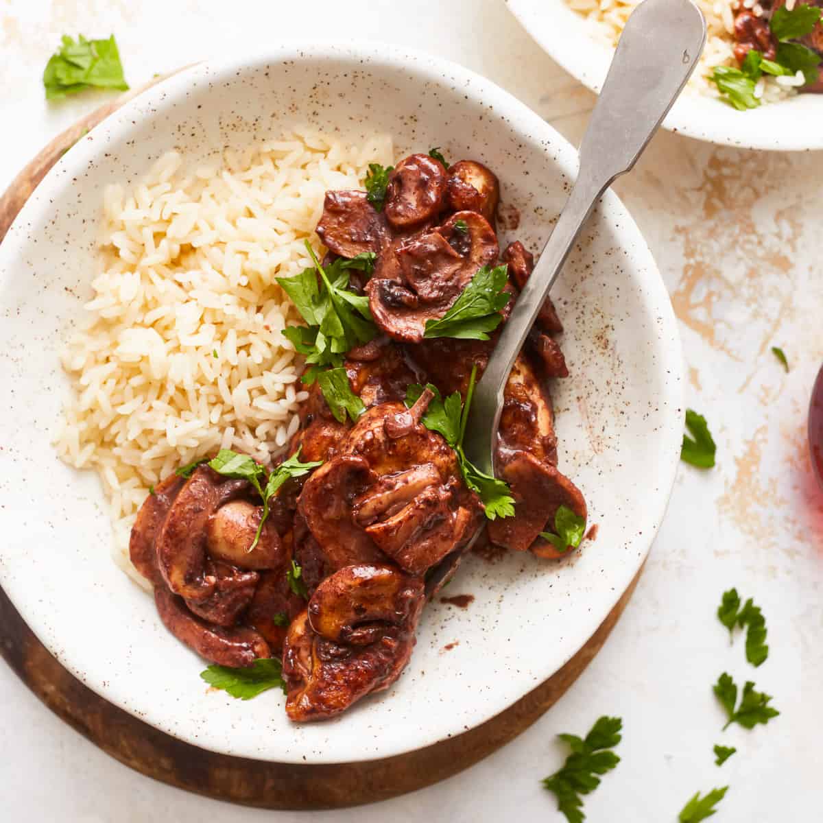 Instant Pot Chicken Marsala Risotto - Give it Some Thyme