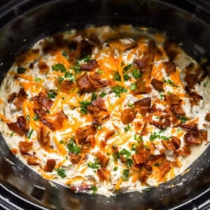 crack chicken in a crockpot.