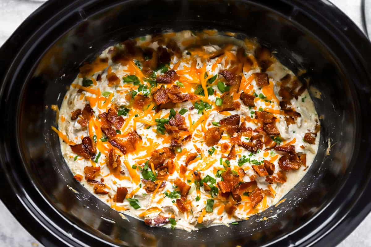 crack chicken in a crockpot.