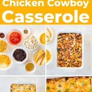 cowboy chicken casserole pin.