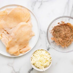 ingredients for chicken roll ups.