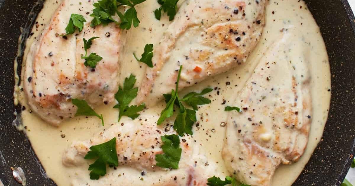 Creamy Boursin Chicken Recipe