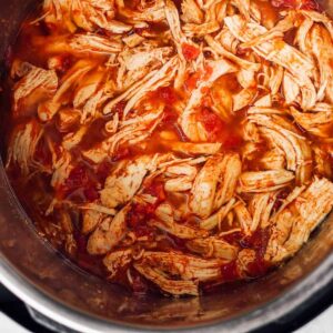 instant pot chicken tacos in instant pot