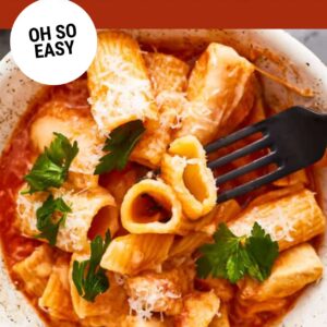 instant pot chicken parm pasta pin