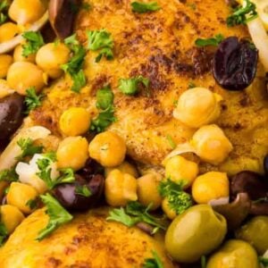 moroccan chicken thighs pin