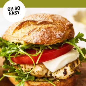 pesto chicken sandwich pin