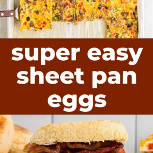 sheet pan eggs pin