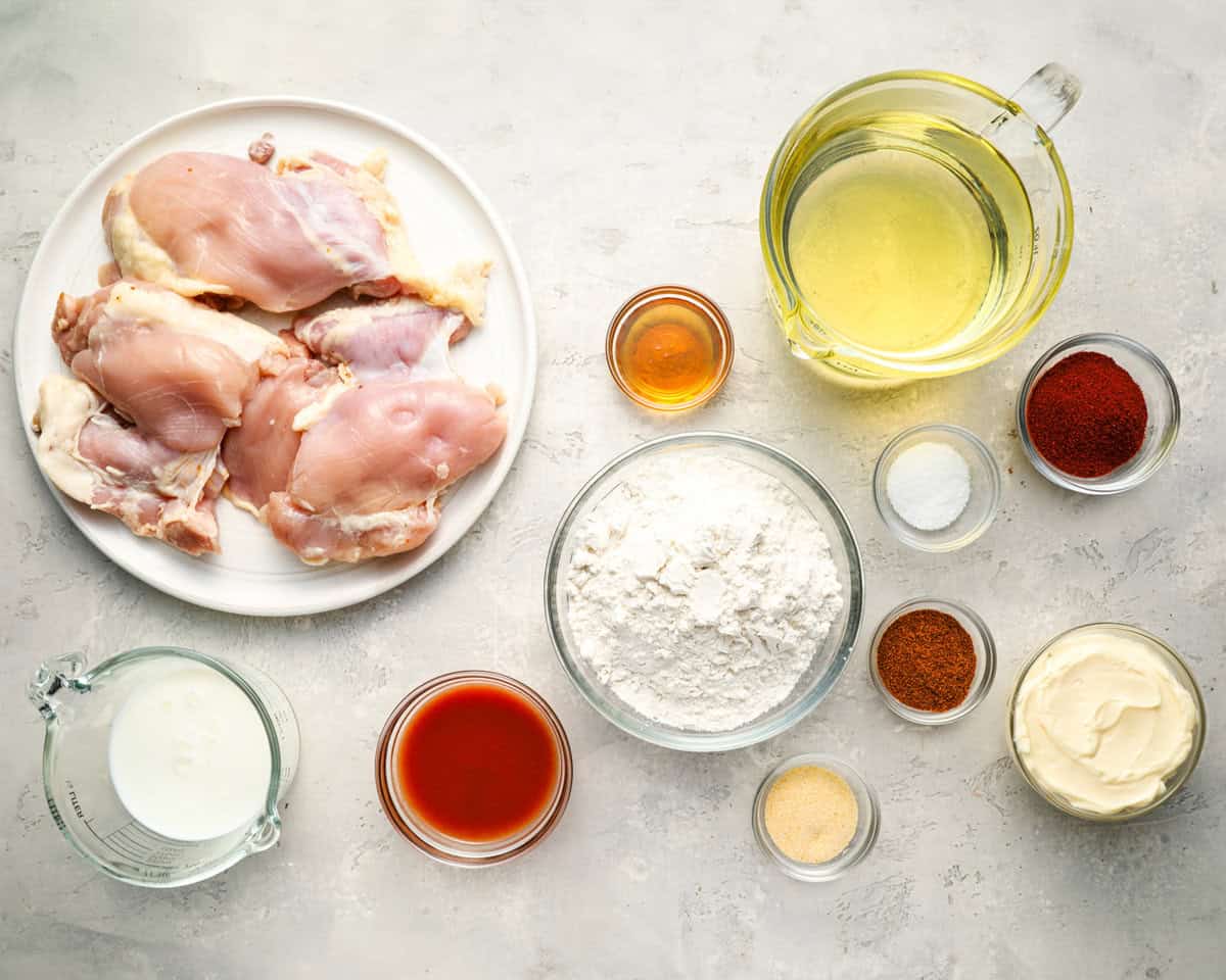 spicy chicken sandwich ingredients.