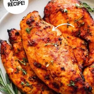 easy baked chicken breast pin