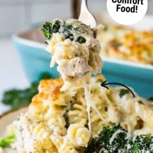 broccoli chicken Alfredo bake (comfort food!)