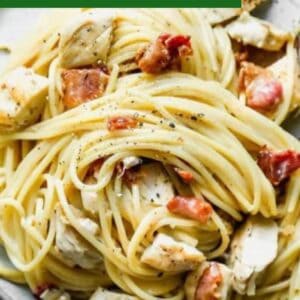 chicken carbonara pasta