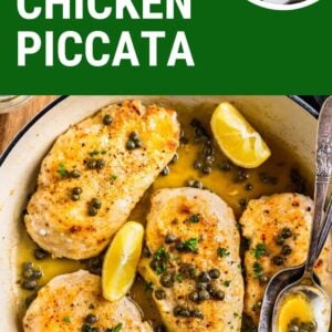 super easy chicken piccata pin