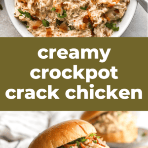 creamy crockpot crack chicken pin