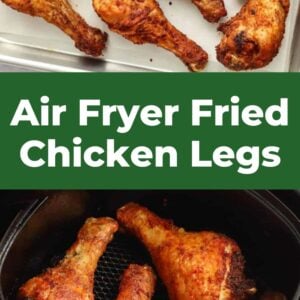 air fryer fried chicken legs pin