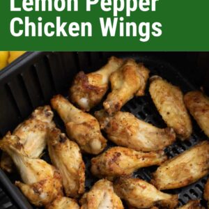 Air Fryer lemon pepper chicken wings recipe