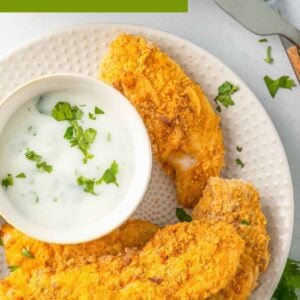 baked chicken strips pin