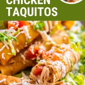 Mexican Chicken Taquitos pin