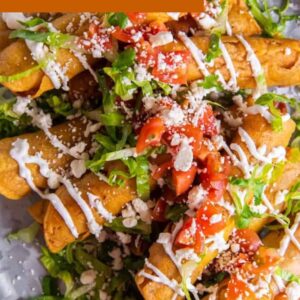 fried Chicken Taquitos pin