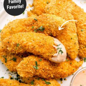 cornflake crusted chicken tenders pin