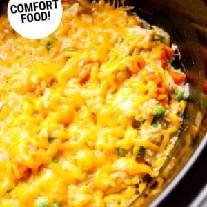 crockpot chicken and rice (comfort food)