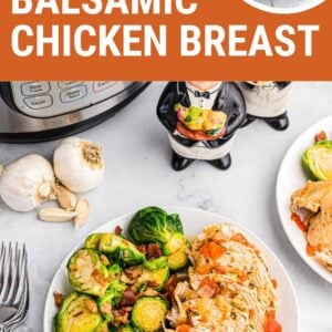 instant pot balsamic chicken breast pin