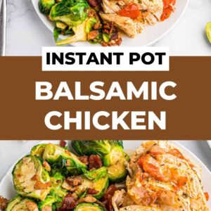 instant pot balsamic chicken pin