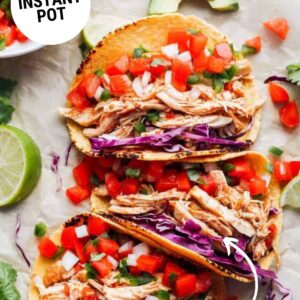 mexican chicken tacos (instant pot)