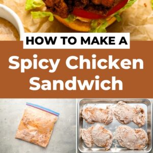 how to make a spicy chicken sandwich