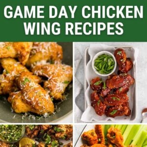 all the best game day chicken wing recipes pin