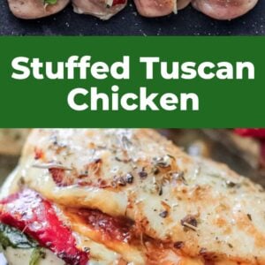 stuffed tuscan chicken pin